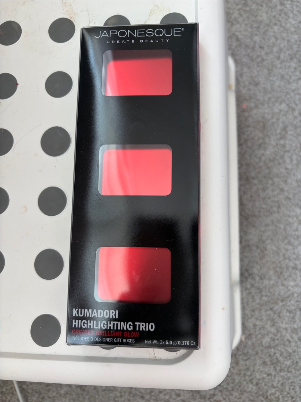 JAPONESQUE Kumadori Highlighting Trio - Pink Coral Set